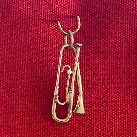 VTG I JMF I Sterling Trombone Horn Charm - Picture 10 of 14